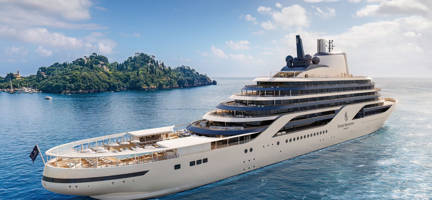 Image: Internova research revealed that more than 80% of affluent travelers polled are interested in luxury yacht cruises. Pictured, a Four Seasons yacht. (Source: Four Seasons Yachts)
