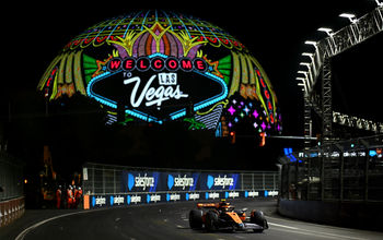 The Formula 1 Grand Prix Las Vegas Strip racing circuit.