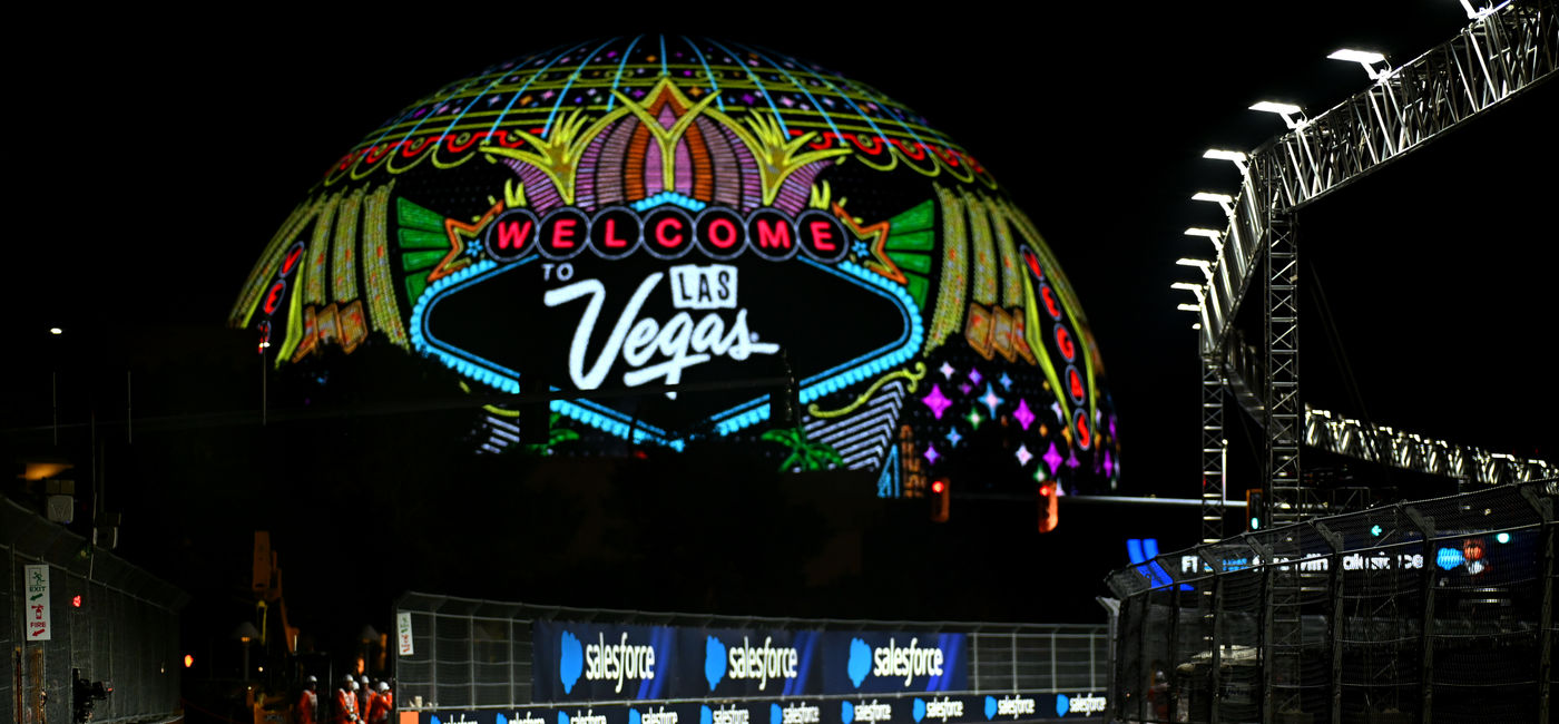 Image: The Formula 1 Grand Prix Las Vegas Strip racing circuit. (Photo Credit: Formula 1 Heineken Silver Las Vegas Grand Prix)