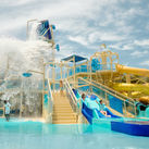 Splash Cay, the family-friendly splash zone at the new Great Tides Waterpark