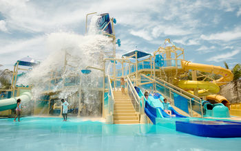 Splash Cay, the family-friendly splash zone at the new Great Tides Waterpark