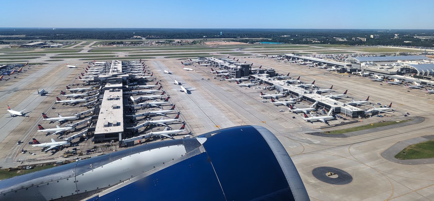 Image: Plane taking off from Hartsfield-Jackson Atlanta International Airport. (Photo Credit: Eric Bowman)