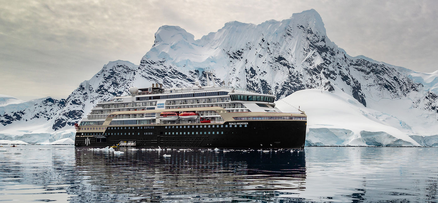 Image: HX Expeditions' MS Roald Amundsen. (Photo Credit: HX Expeditions)