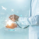 Medical tourism illustration