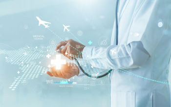 Medical tourism illustration