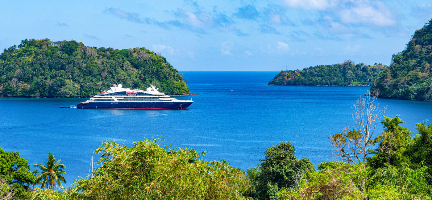 Image: Le navire Le Jacques Cartier, de la compagnie Ponant (Photo Credit: Guillaume Robin)