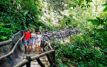 Costa Rica La Fortuna Waterfall Group Walking Leader
