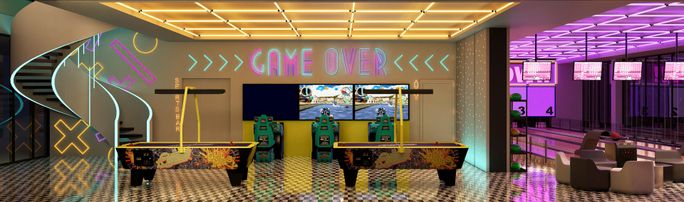 Rendering of the Arcade at Fiesta Americana Funeeq Punta Cana. Rendering of the Arcade at Fiesta Americana Funeeq Punta Cana.