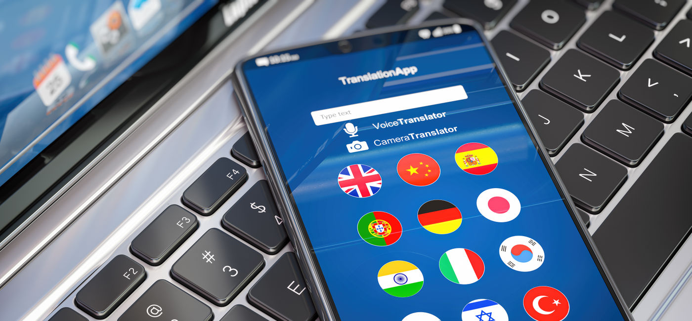 Image: Translation app. 