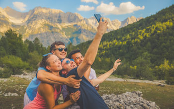 Contiki guests on an adventure in Albania.