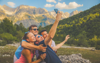 Contiki guests on an adventure in Albania.