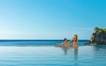 Couple in the pool