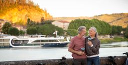 A couple on a Globus vacation