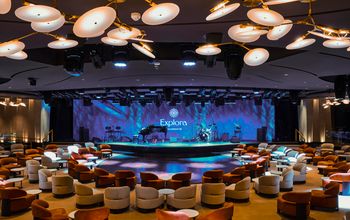 The Journeys Lounge onboard Explora I