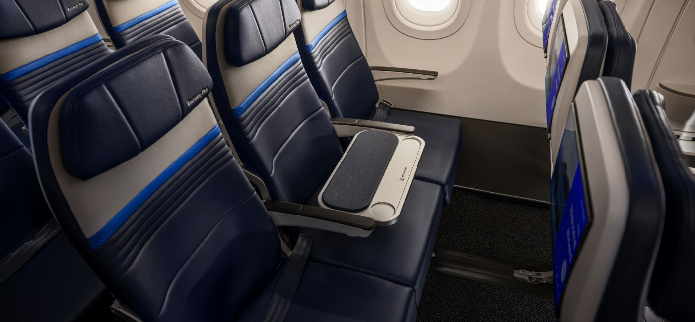 Image: United's New Economy Plus offering will be available on its Airbus A321XLR aircraft. (Photo Credit: United Airlines)