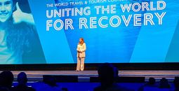 WTTC President and CEO Gloria Guevara speaks at the 2021 Global Summit in Cancun