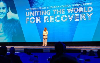 WTTC President and CEO Gloria Guevara speaks at the 2021 Global Summit in Cancun
