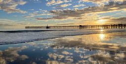 Goleta Beach, California sunset