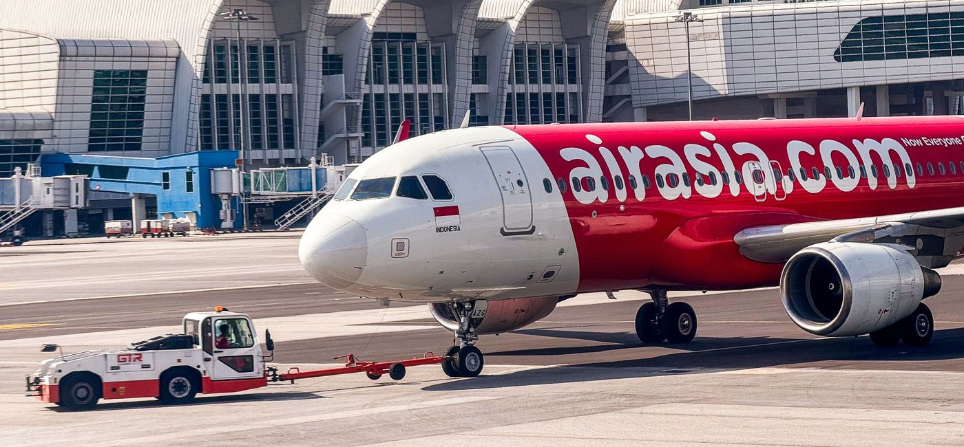 Image: AirAsia aircraft at Bali Airport. (Photo Credit: AirAsia aircraft at Bali Airport)