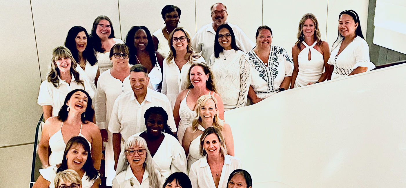 Image: The Ascent Rockstars group on the Air Canada Vacations/Celebrity Cruises Seminar at Sea. (Photo Credit: Karen Searle)
