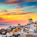 Sunset in Santorini