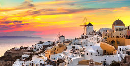 Sunset in Santorini