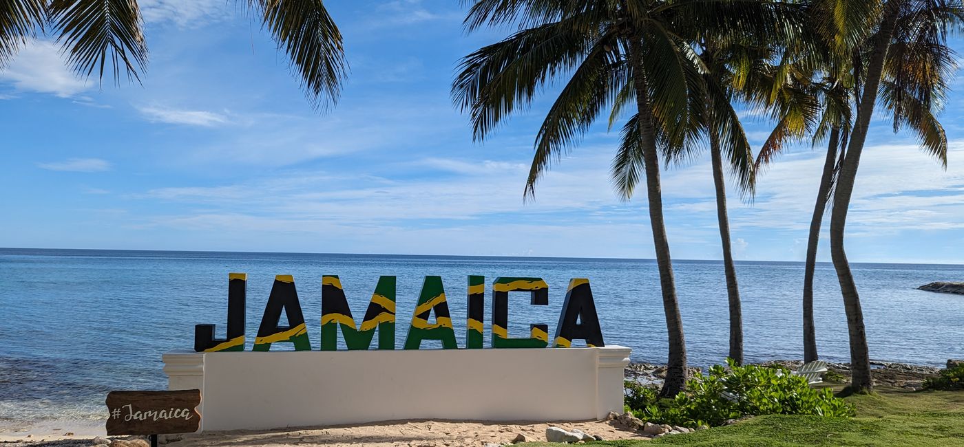 Image: The Jamaica sign at Hyatt Ziva Rose Hall  (Photo Credit: Eric Bowman)