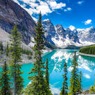 Moraine lake in Banff National Park