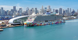 Norwegian Aqua docked in Miami