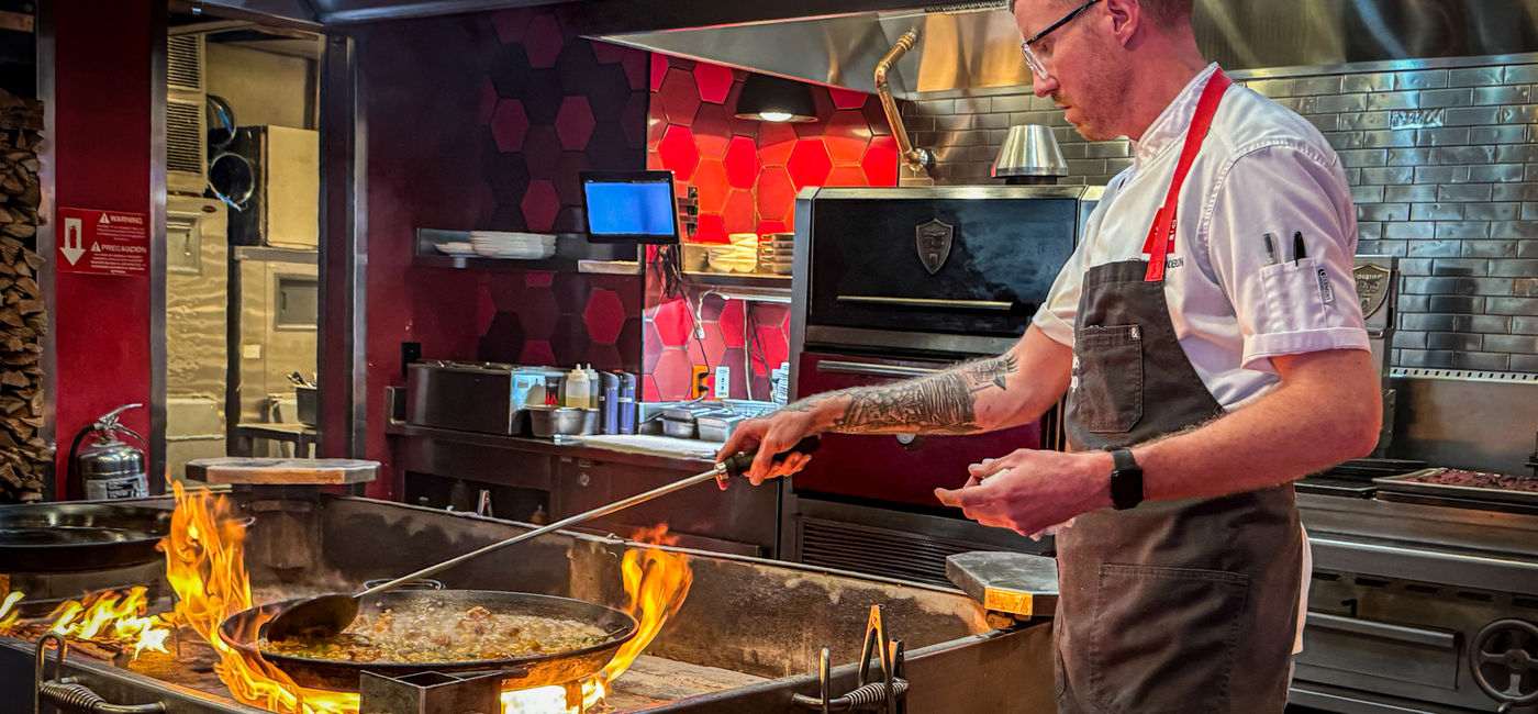Image: Executive Chef Kristoffer Anderson, Jaleo by Jose Andres. (Photo Credit: Brooke McDonald)