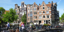 Streetscape in Amsterdam