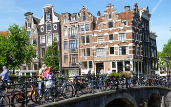 Streetscape in Amsterdam