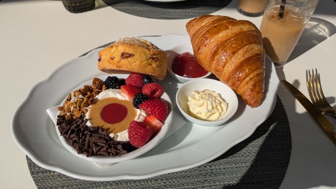 On-site restaurants, like Pearle's "Isabelle," focus on healthy, seasonal cuisine — some of it from the hotel’s own farm. On-site restaurants, like Pearle's "Isabelle," focus on healthy, seasonal cuisine — some of it from the hotel’s own farm.