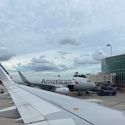 American Airlines, Miami, Miami international airport, plane, gate, flight