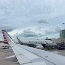 American Airlines, Miami, Miami international airport, plane, gate, flight