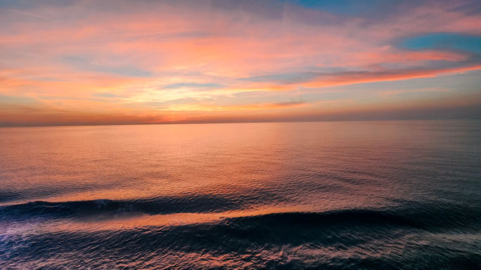 Sunset over the Mediterranean