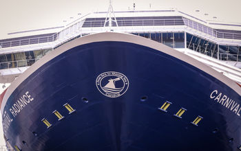 Carnival Radiance debuts new "From Sea to Shining Sea" bow crest