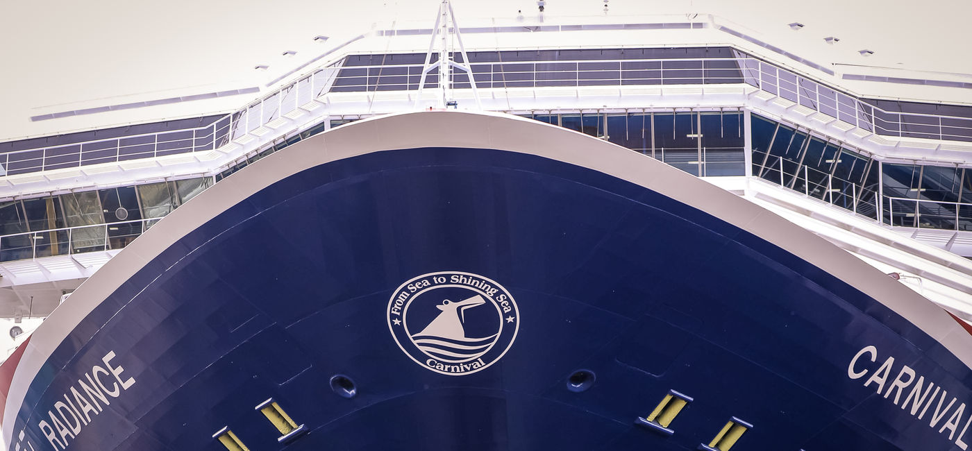 Image: Carnival Radiance debuts new "From Sea to Shining Sea" bow crest (Photo Credit: Carnival Cruise Line)