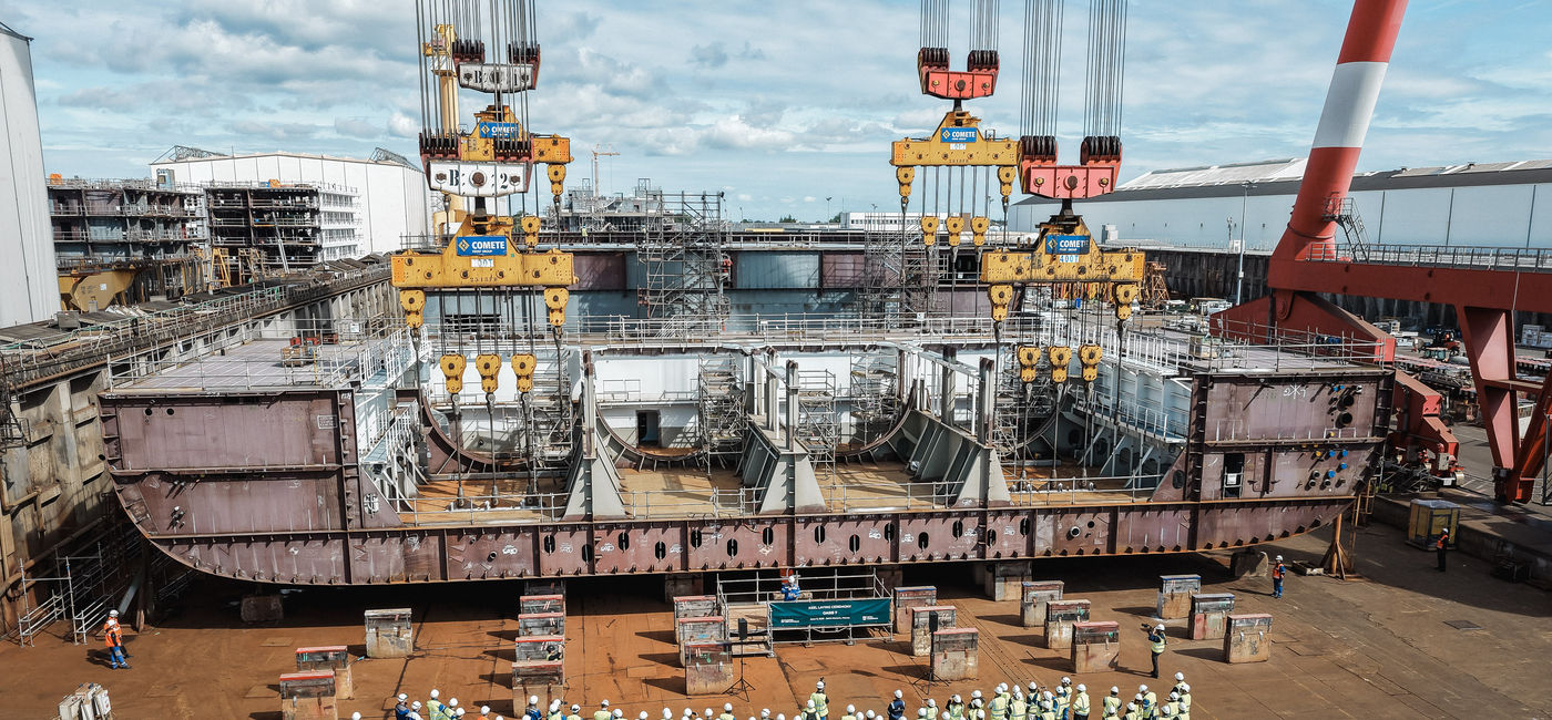 Image: Keel-laying ceremony for Royal Caribbean's unnamed seventh Oasis-class ship, held on June 11, 2026. (Photo Credit: Royal Caribbean)