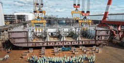 Keel-laying ceremony for Royal Caribbean's unnamed seventh Oasis-class ship, held on June 11, 2026.
