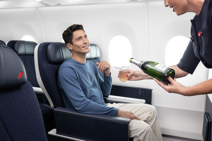 Premium seats with Air France