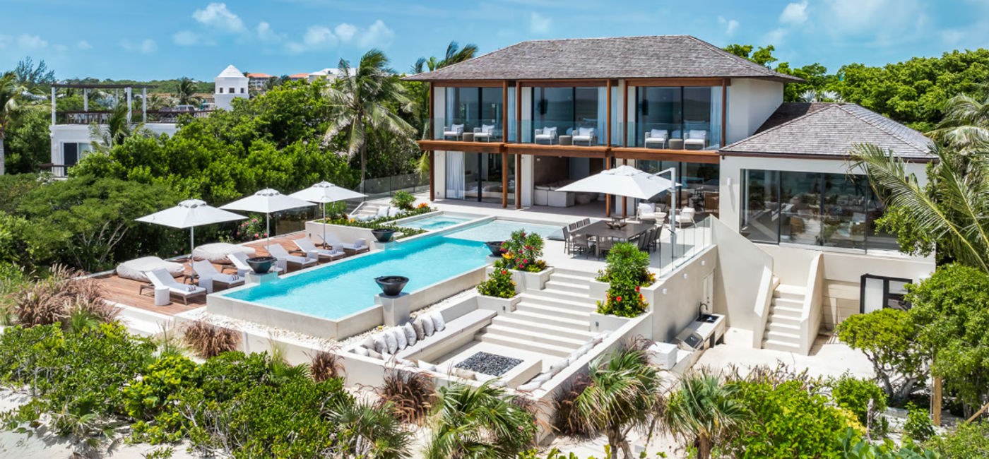 Image: The Seafire Grace Bay in Turks & Caicos, a Rental Escapes private villa. (Photo Credit: Rental Escapes)