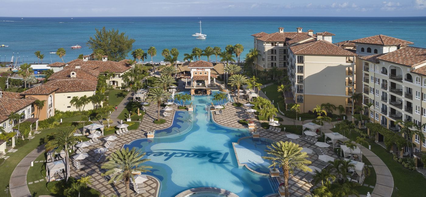 Image: Beaches Turks & Caicos Italian Village pool (Photo Credit: Unique Vacations Canada)