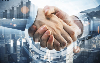 Businessmen shaking hands