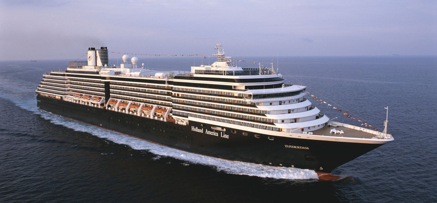 Image: PHOTO: Holland America Line's Zuiderdam. (photo courtesy of Holland America Line)