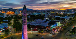 Sunset over Guadalajara, Mexico.
