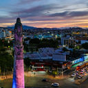 Sunset over Guadalajara, Mexico.