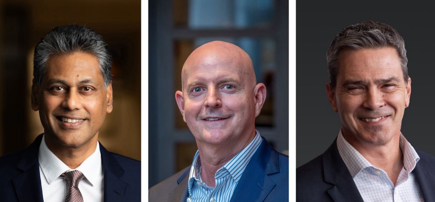 Image: De gauche à droite : Satya Anand, Neal Jones et Fede Greppi (Source: Marriott International)