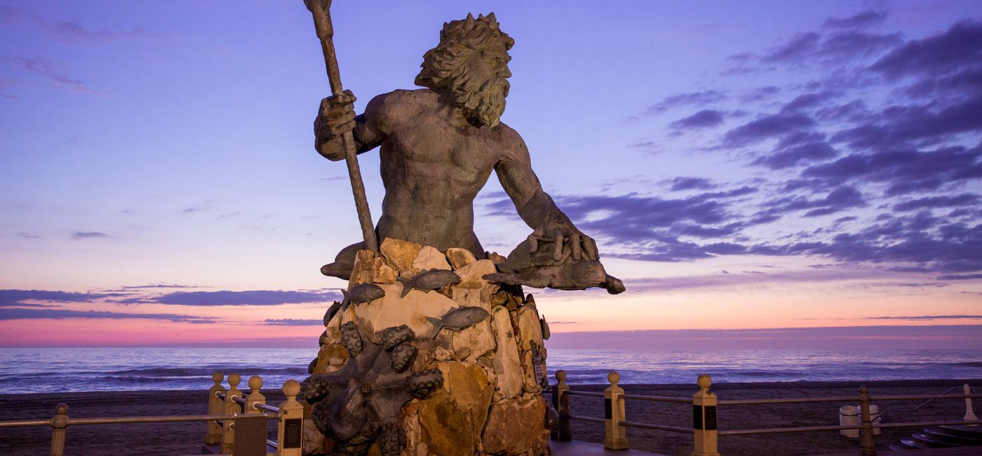 Image: King Neptune Statue, Virginia Beach (Photo Credit: Visit Virginia Beach)