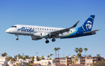 Alaska Airlines Embraer 175 jet